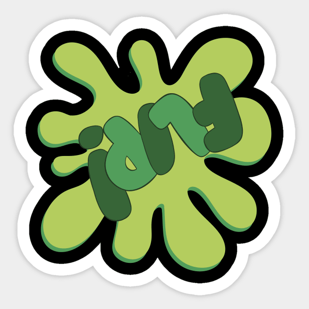 Flip slime YouTube gamer Sticker by Eden Sprout